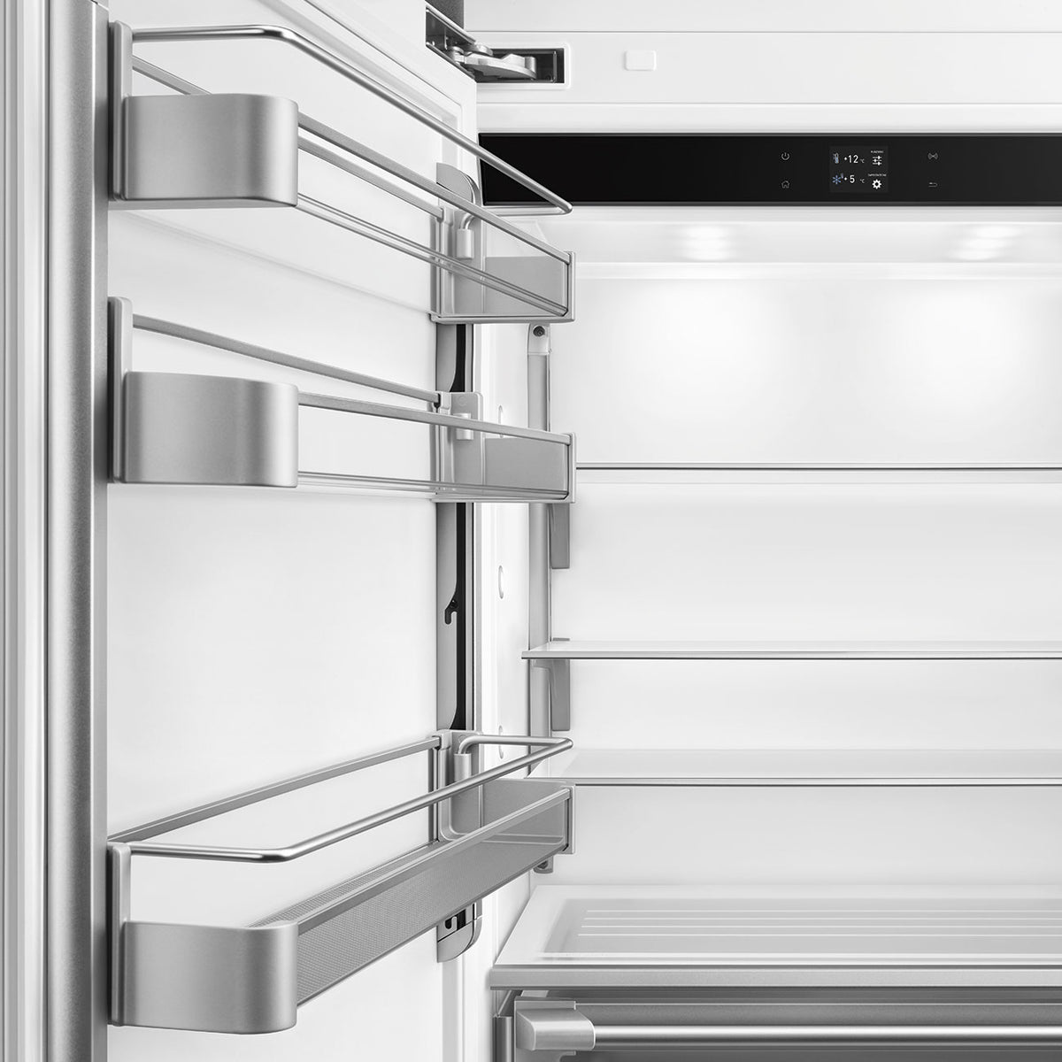 Smeg - 36" Panel Ready Built-In Fridge with Convertible Freezer, Left Hinge - RBMU36L