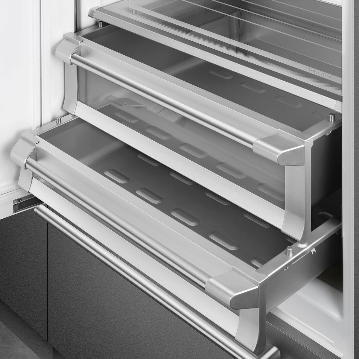 Smeg - 36" Panel Ready Built-In Fridge with Convertible Freezer, Left Hinge - RBMU36L