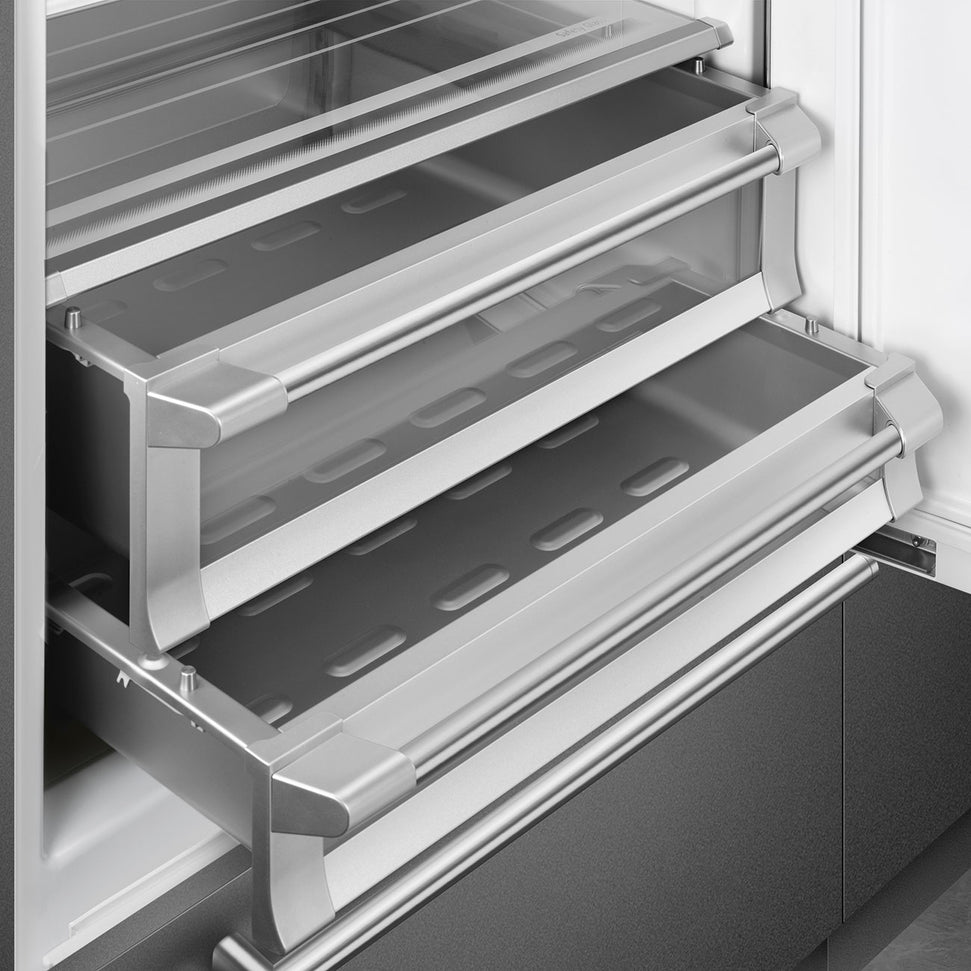 Smeg - 36" Panel Ready Built-In Fridge with Convertible Freezer, Right Hinge - RBMU36R