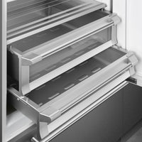 Smeg - 36" Panel Ready Built-In Fridge with Convertible Freezer, Right Hinge - RBMU36R