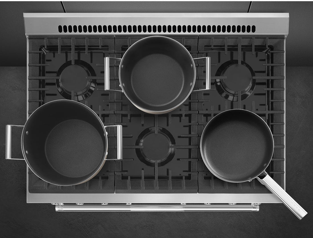 Smeg - 36" Professional Stainless-Steel ALL GAS Range - SPR36UGGX (Special Order Item)