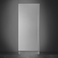 Smeg - 36” Stainless Steel Built-In Freezer Column, Left Hinge - FZU36LX