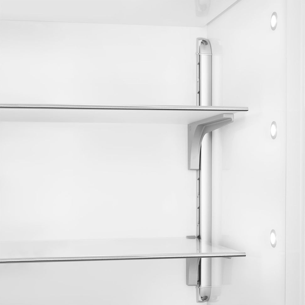 Smeg - 36” Stainless Steel Built-In Freezer Column, Left Hinge - FZU36LX