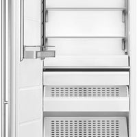 Smeg - 36” Stainless Steel Built-In Freezer Column, Left Hinge - FZU36LX