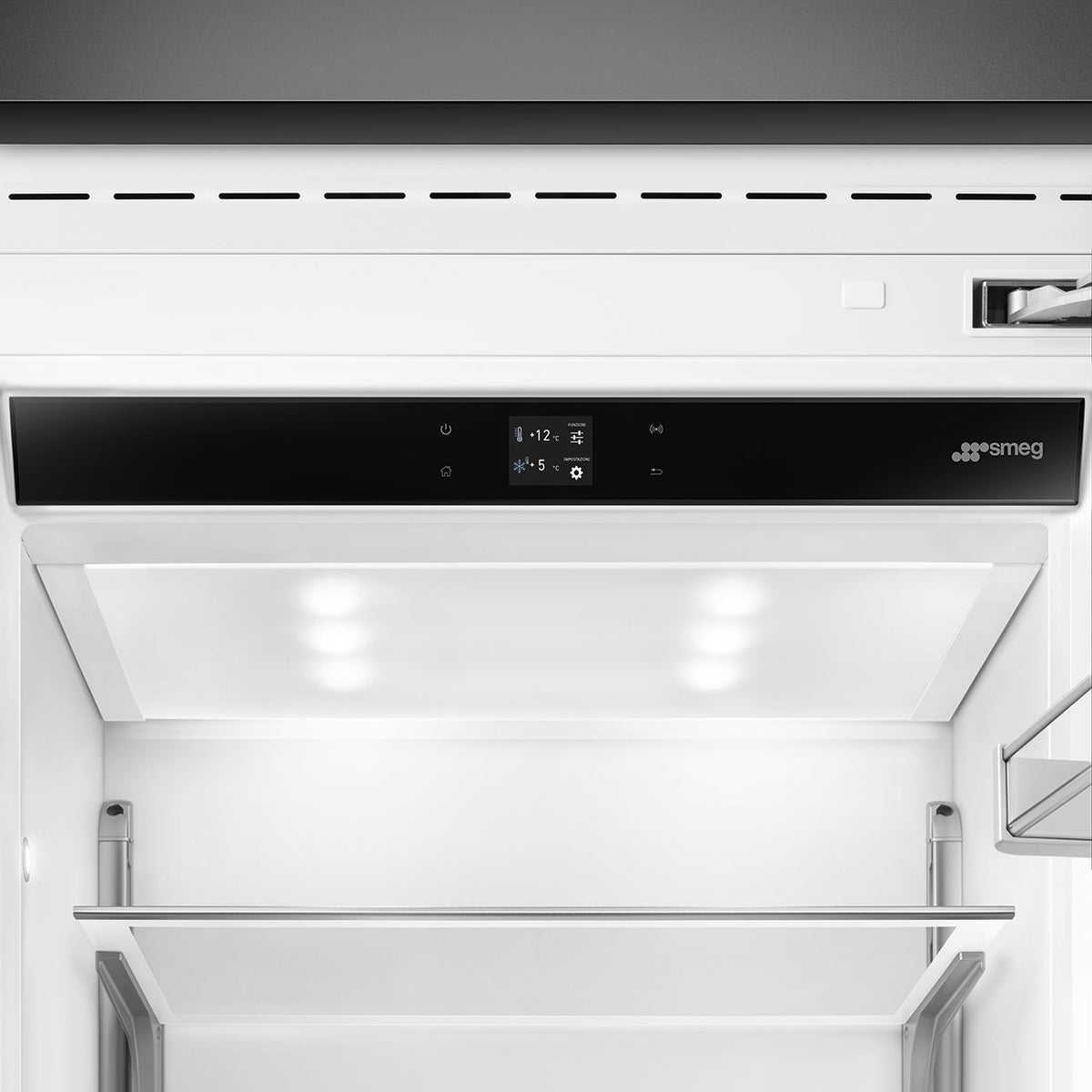 Smeg - 36" Stainless Steel Built-In Fridge with Convertible Freezer, Right Hinge - RBMU36RX
