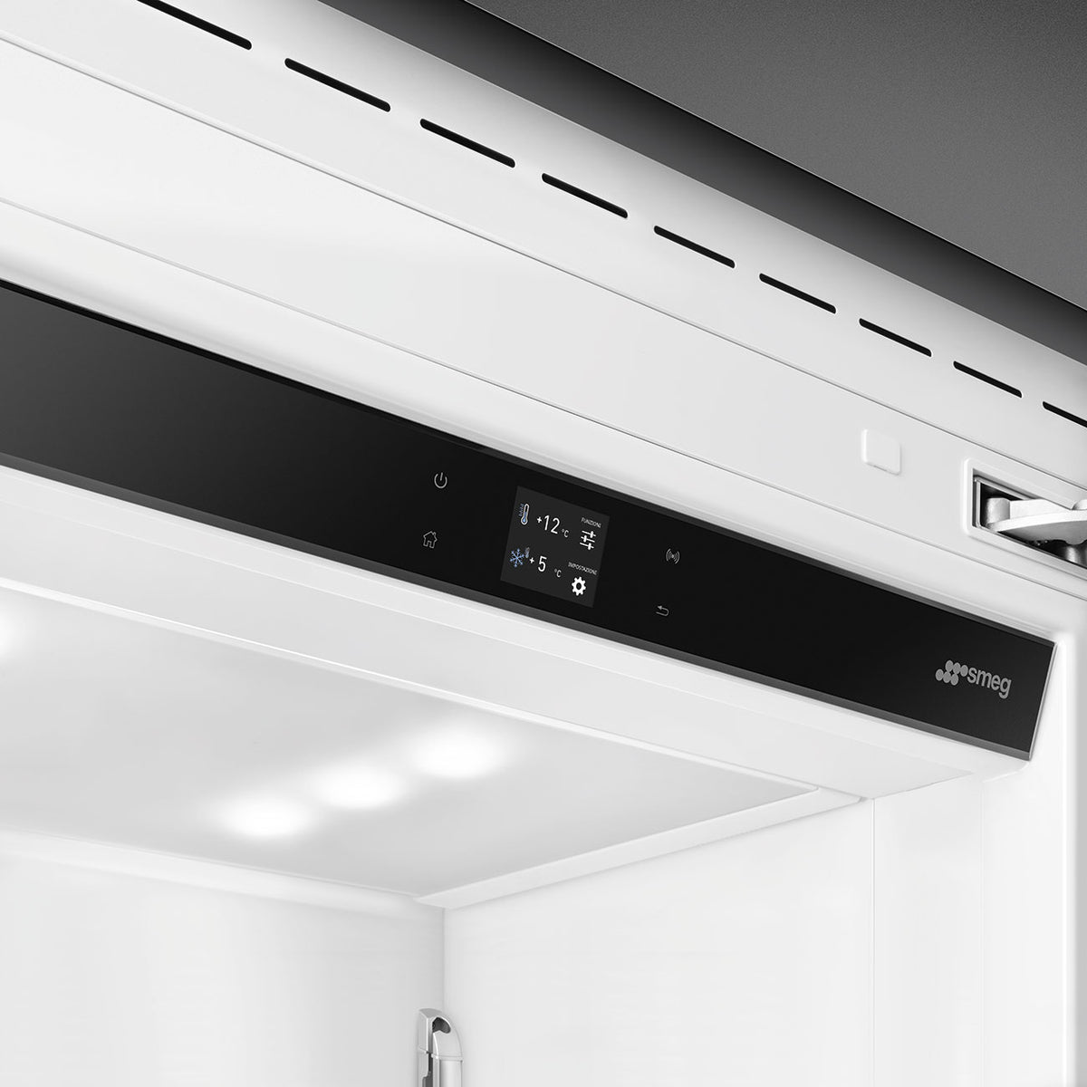 Smeg - 36" Stainless Steel Built-In Fridge with Convertible Freezer, Right Hinge - RBMU36RX