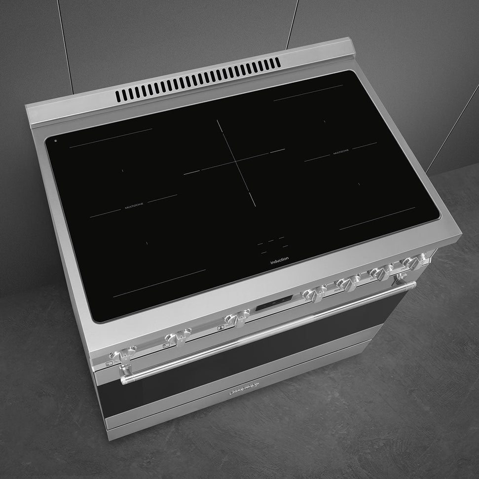 Smeg - 36" Stainless Steel Professional Induction Range - SPR36UIMX (Special Order Item)