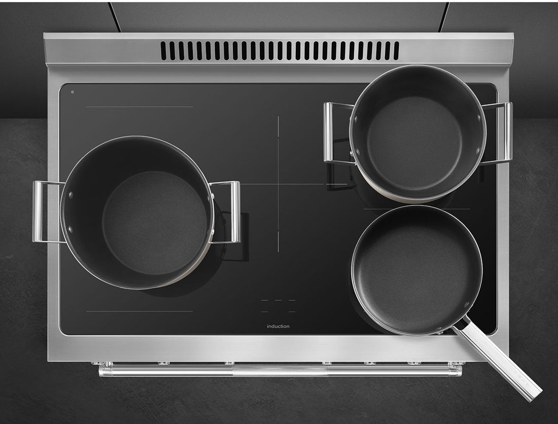 Smeg - 36" Stainless Steel Professional Induction Range - SPR36UIMX (Special Order Item)