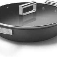 Smeg - 3.7 L 50's Style Non-Stick Braiser Black - CKFD2811BLM