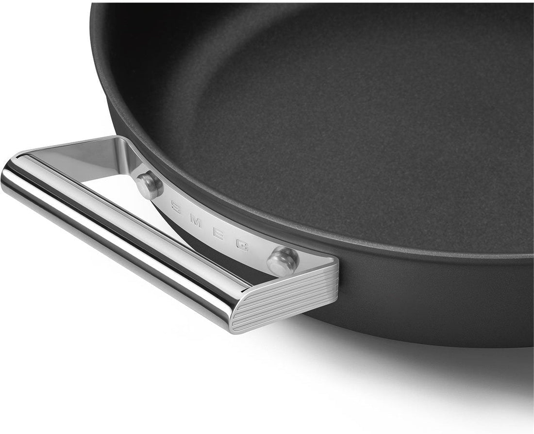 Smeg - 3.7 L 50's Style Non-Stick Braiser Black - CKFD2811BLM