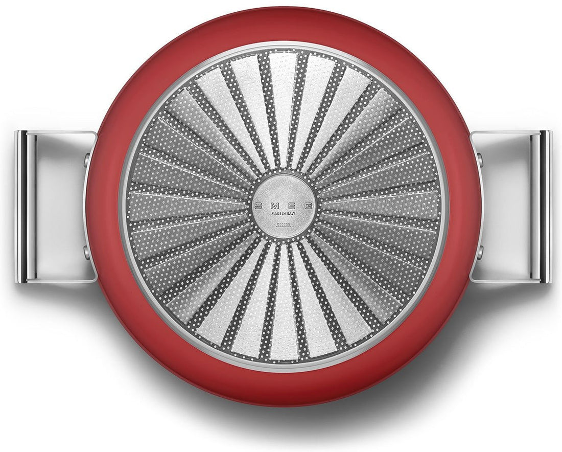 Smeg - 3.7 L 50's Style Non-Stick Braiser Red - CKFD2811RDM - DISCONTINUED
