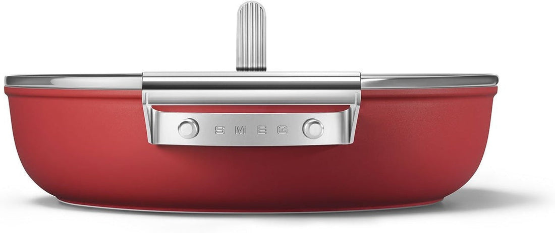Smeg - 3.7 L 50's Style Non-Stick Braiser Red - CKFD2811RDM - DISCONTINUED