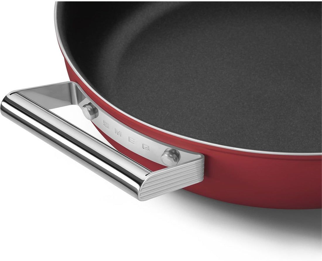 Smeg - 3.7 L 50's Style Non-Stick Braiser Red - CKFD2811RDM - DISCONTINUED