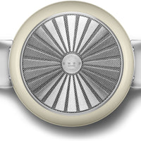 Smeg - 3.7 L 50's Style Non-Stick Brazier Cream - CKFD2811CRM