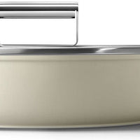 Smeg - 3.7 L 50's Style Non-Stick Brazier Cream - CKFD2811CRM