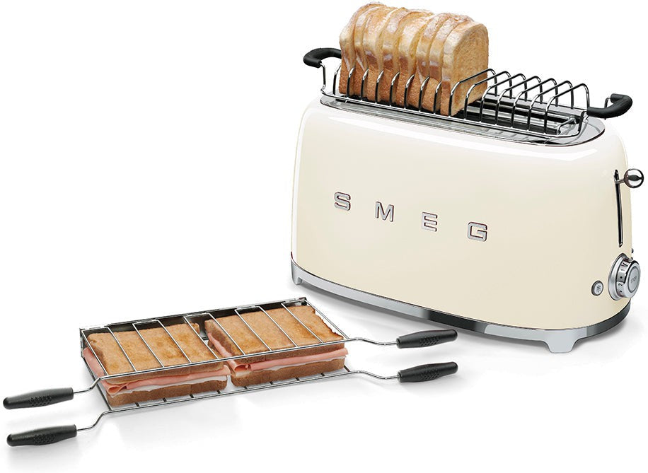 Smeg - 4 Slice 50's Style Toaster Cream - TSF02CRUS