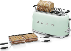 Smeg - 4 Slice 50's Style Toaster Pastel Green - TSF02PGUS