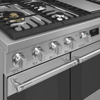 Smeg - 48" Dual Fuel Stainless Steel Professional Range - SPR48UGMX (Special Order Item)