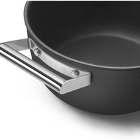 Smeg - 4.6 L 50's Style Non-Stick Casserole Black - CKFC2411BLM - DISCONTINUED