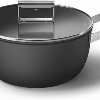 Smeg - 4.6 L 50's Style Non-Stick Casserole Black - CKFC2411BLM - DISCONTINUED