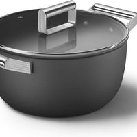 Smeg - 4.6 L 50's Style Non-Stick Casserole Black - CKFC2411BLM - DISCONTINUED