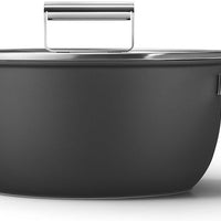 Smeg - 4.6 L 50's Style Non-Stick Casserole Black - CKFC2411BLM - DISCONTINUED