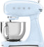 Smeg - 4.8L 50's Style Tilt-Head Stand Mixer Blue (5 QT) - SMF03PBUS