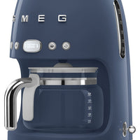 Smeg - 50's Retro Style 10 Cup Navy Blue Coffee Maker - DCF02NBUS