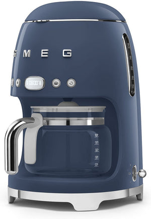 Smeg - 50's Retro Style 10 Cup Navy Blue Coffee Maker - DCF02NBUS