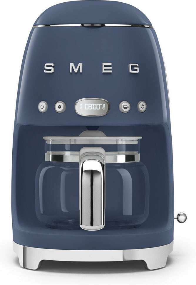 Smeg - 50's Retro Style 10 Cup Navy Blue Coffee Maker - DCF02NBUS