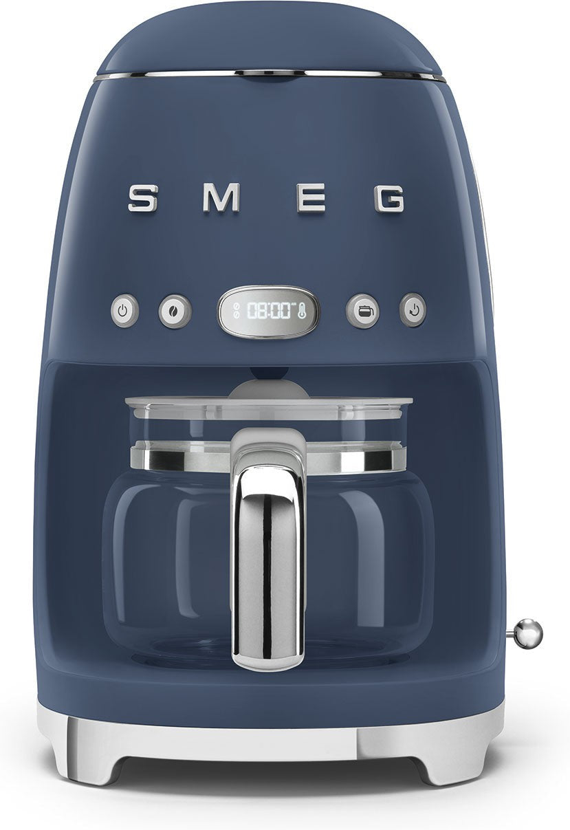 Smeg - 50's Retro Style 10 Cup Navy Blue Coffee Maker - DCF02NBUS