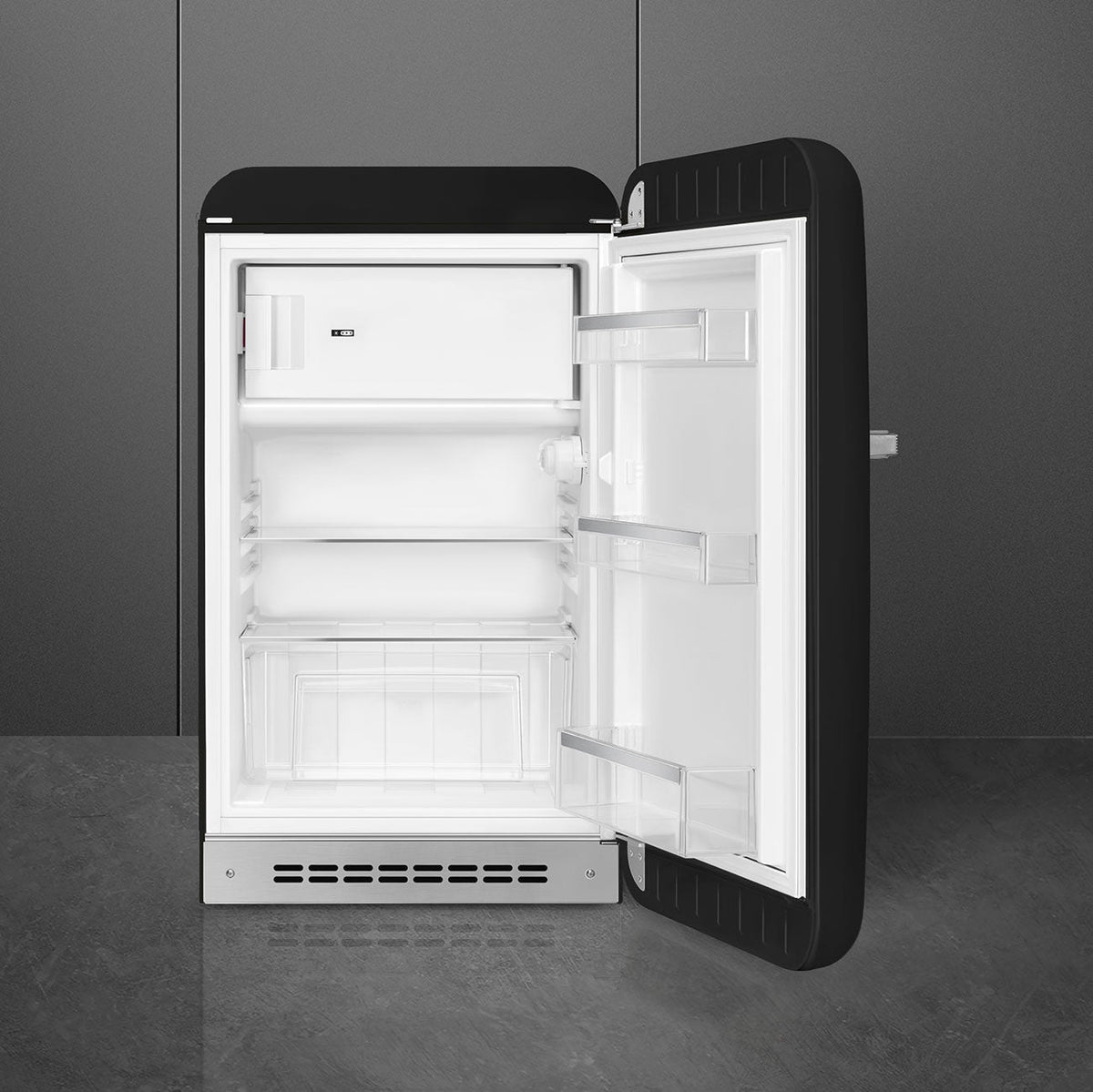 Smeg - 50's Retro Style Black Compact Refrigerator - FAB10URBL3 (Special Order Item)