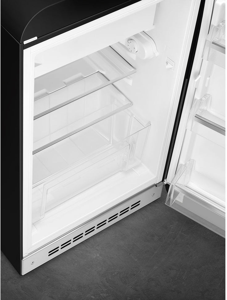 Smeg - 50's Retro Style Black Compact Refrigerator - FAB10URBL3 (Special Order Item)