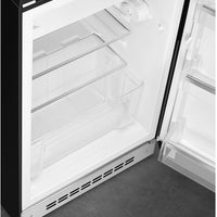 Smeg - 50's Retro Style Black Compact Refrigerator - FAB10URBL3 (Special Order Item)