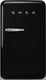 Smeg - 50's Retro Style Black Compact Refrigerator - FAB10URBL3 (Special Order Item)
