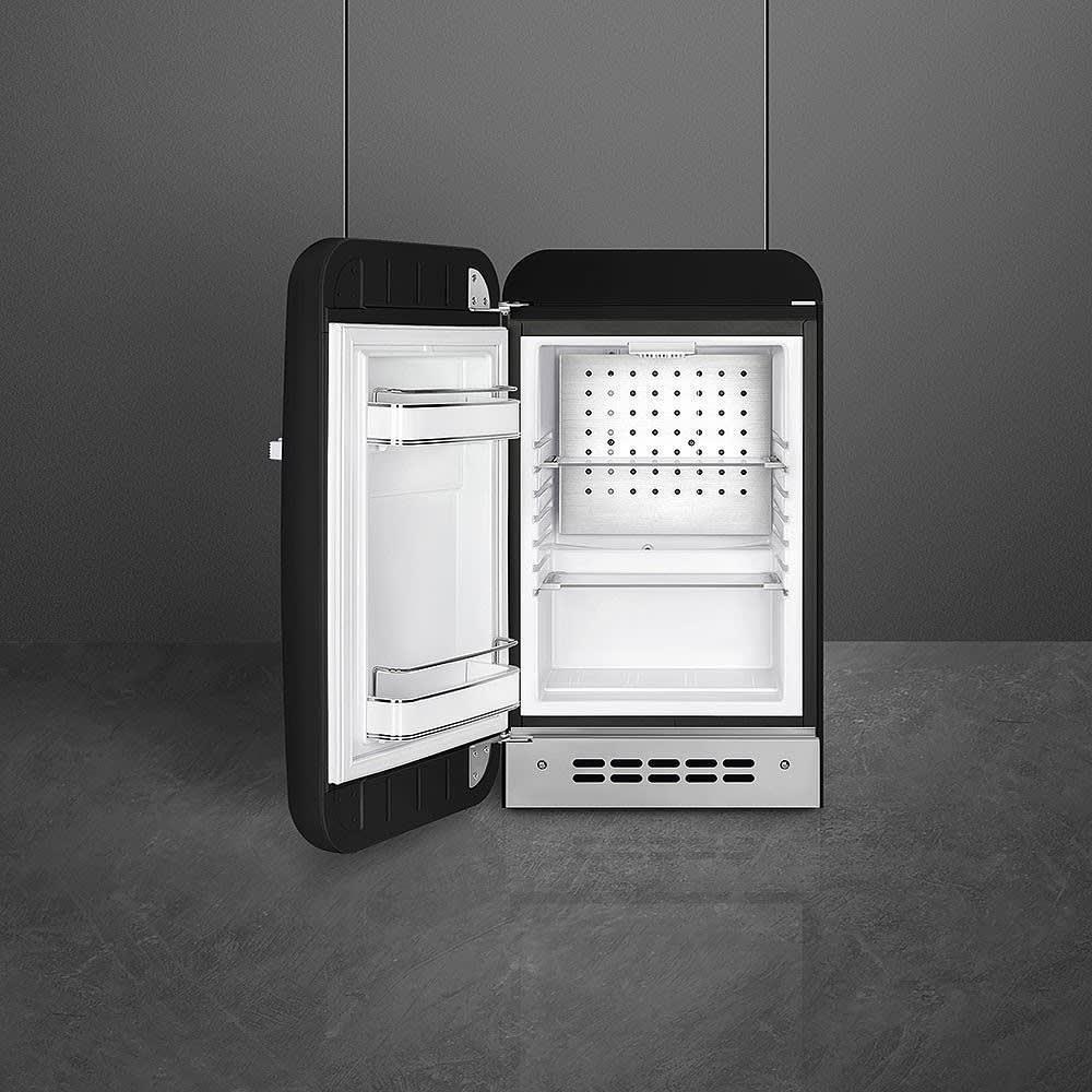 Smeg - 50's Retro Style Black Compact Refrigerator - FAB5ULBL3 (Special Order Item)