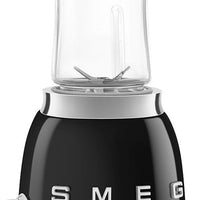 Smeg - 50's Retro Style Black Personal Blender - PBF01BLUS