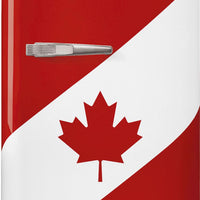 Smeg - 50's Retro Style Canadian Flag Compact Refrigerator - FAB5URDCA3