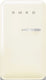 Smeg - 50's Retro Style Cream Compact Refrigerator - FAB10ULCR3 (Special Order Item)