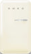Smeg - 50's Retro Style Cream Compact Refrigerator - FAB10ULCR3