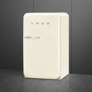 Smeg - 50's Retro Style Cream Compact Refrigerator - FAB10URCR3