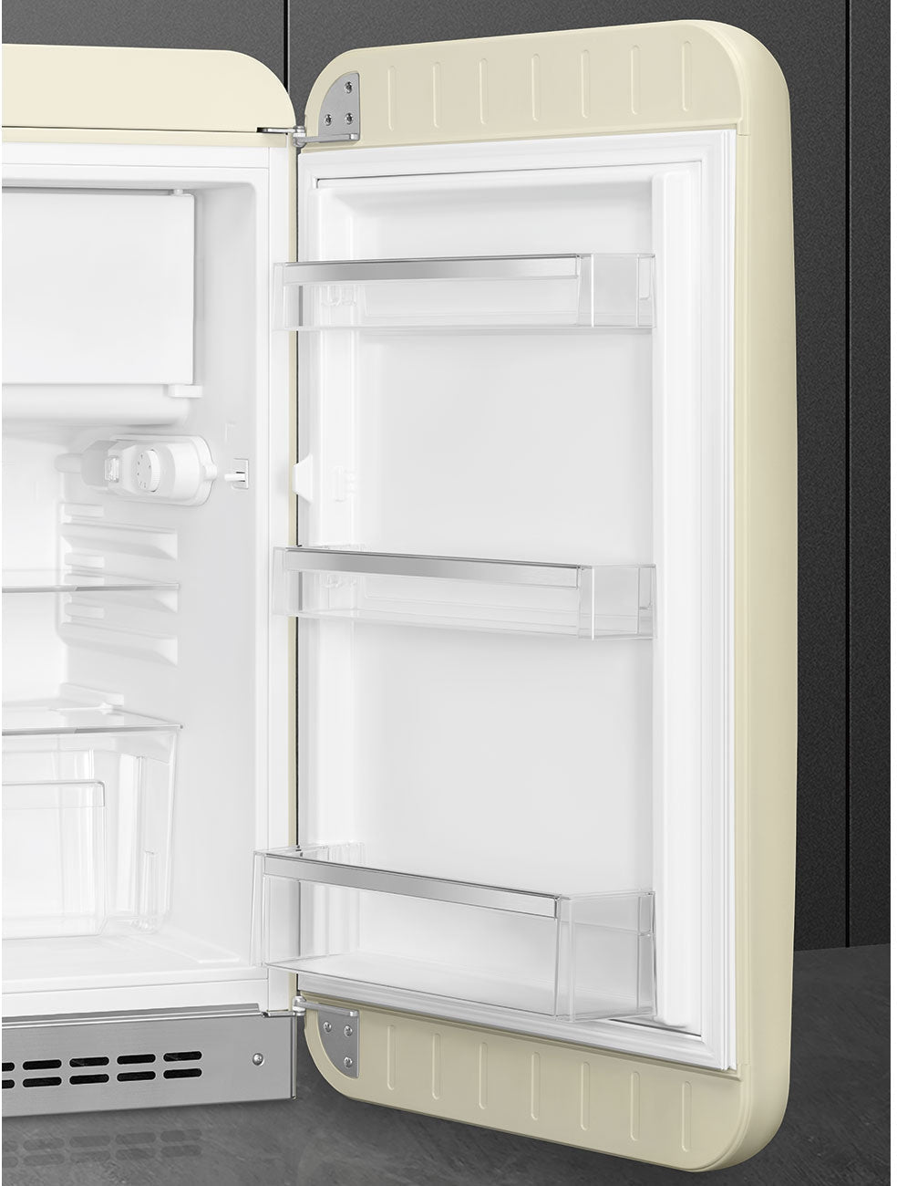Smeg - 50's Retro Style Cream Compact Refrigerator - FAB10URCR3 (Special Order Item)
