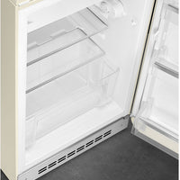 Smeg - 50's Retro Style Cream Compact Refrigerator - FAB10URCR3 (Special Order Item)