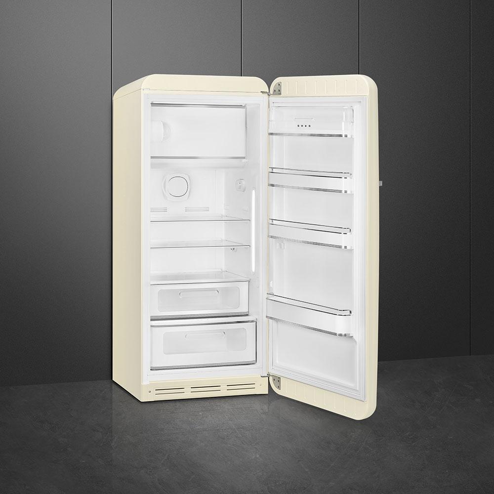 Smeg - 50's Retro Style Cream Right Hinge Refrigerator - FAB28URCR3