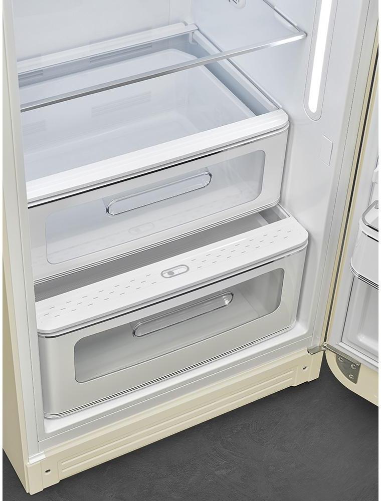 Smeg - 50's Retro Style Cream Right Hinge Refrigerator - FAB28URCR3