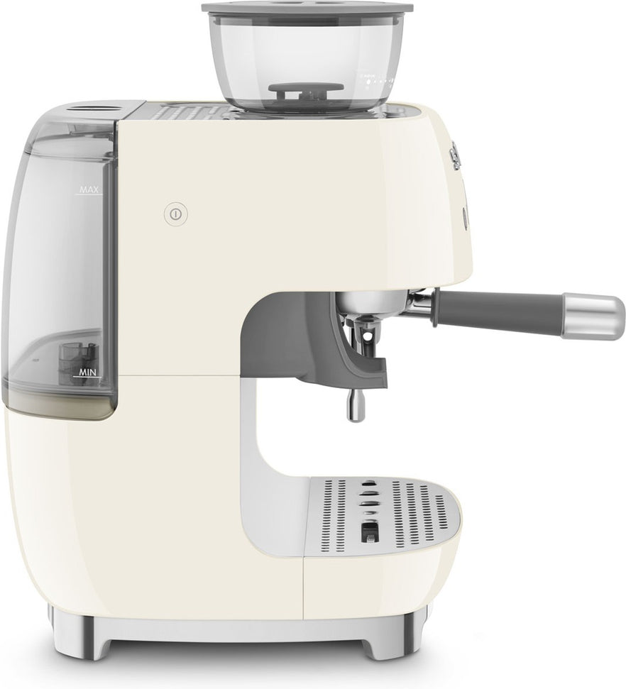 Smeg - 50's Retro Style Double Thermoblock Cream Espresso Machine - EGF03CRUS - DISCONTINUED