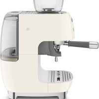Smeg - 50's Retro Style Double Thermoblock Cream Espresso Machine - EGF03CRUS - DISCONTINUED