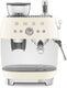 Smeg - 50's Retro Style  Double Thermoblock Cream Espresso Machine - EGF03CRUS - DISCONTINUED