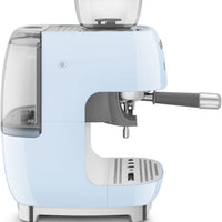 Smeg - 50's Retro Style Double Thermoblock Pastel Blue Espresso Machine - EGF03PBUS