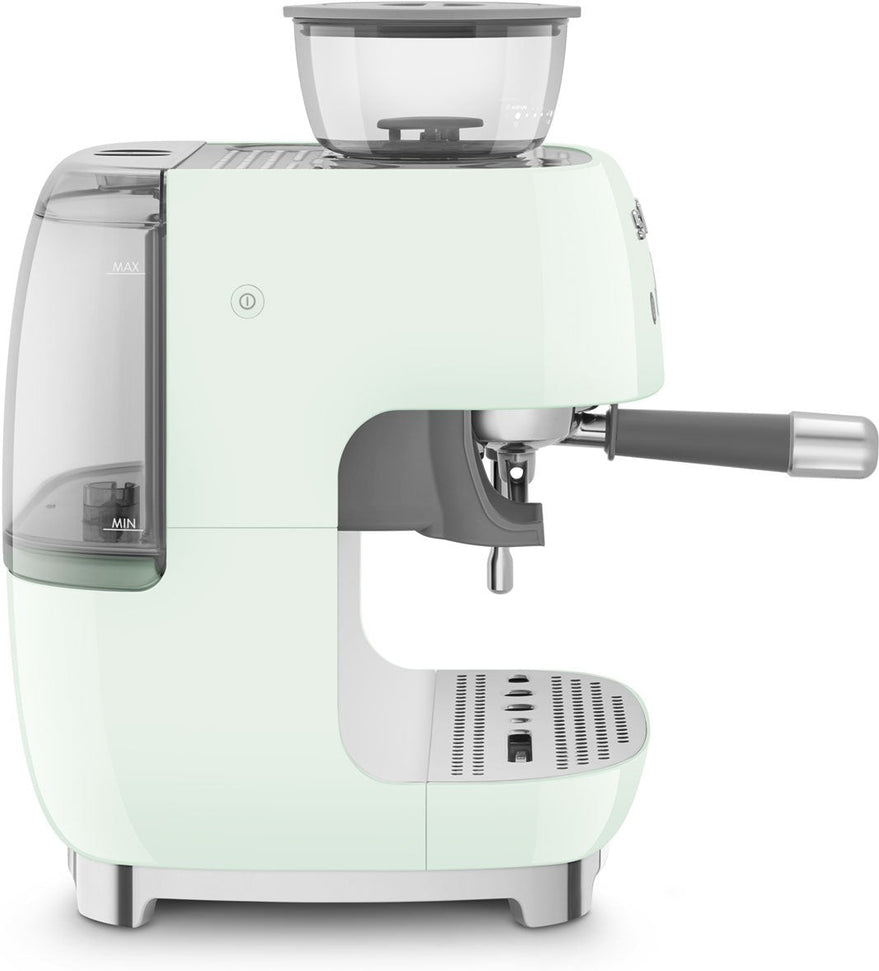 Smeg - 50's Retro Style Double Thermoblock Pastel Green Espresso Machine - EGF03PGUS - DISCONTINUED